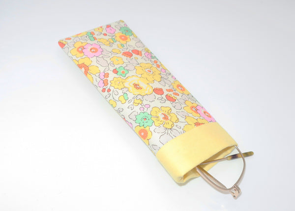 Liberty Print Fabric Glasses Case