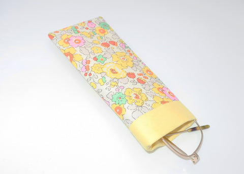 Liberty Print Fabric Glasses Case